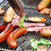 旬の野菜で彩り豊かに♪大自然の中で楽しむBBQ♪