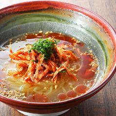 葱の辛味噌冷麺