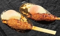 料理メニュー写真&nbsp;比内地鶏つくね（温泉玉子）（1本）