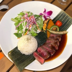 国産牛のステーキ