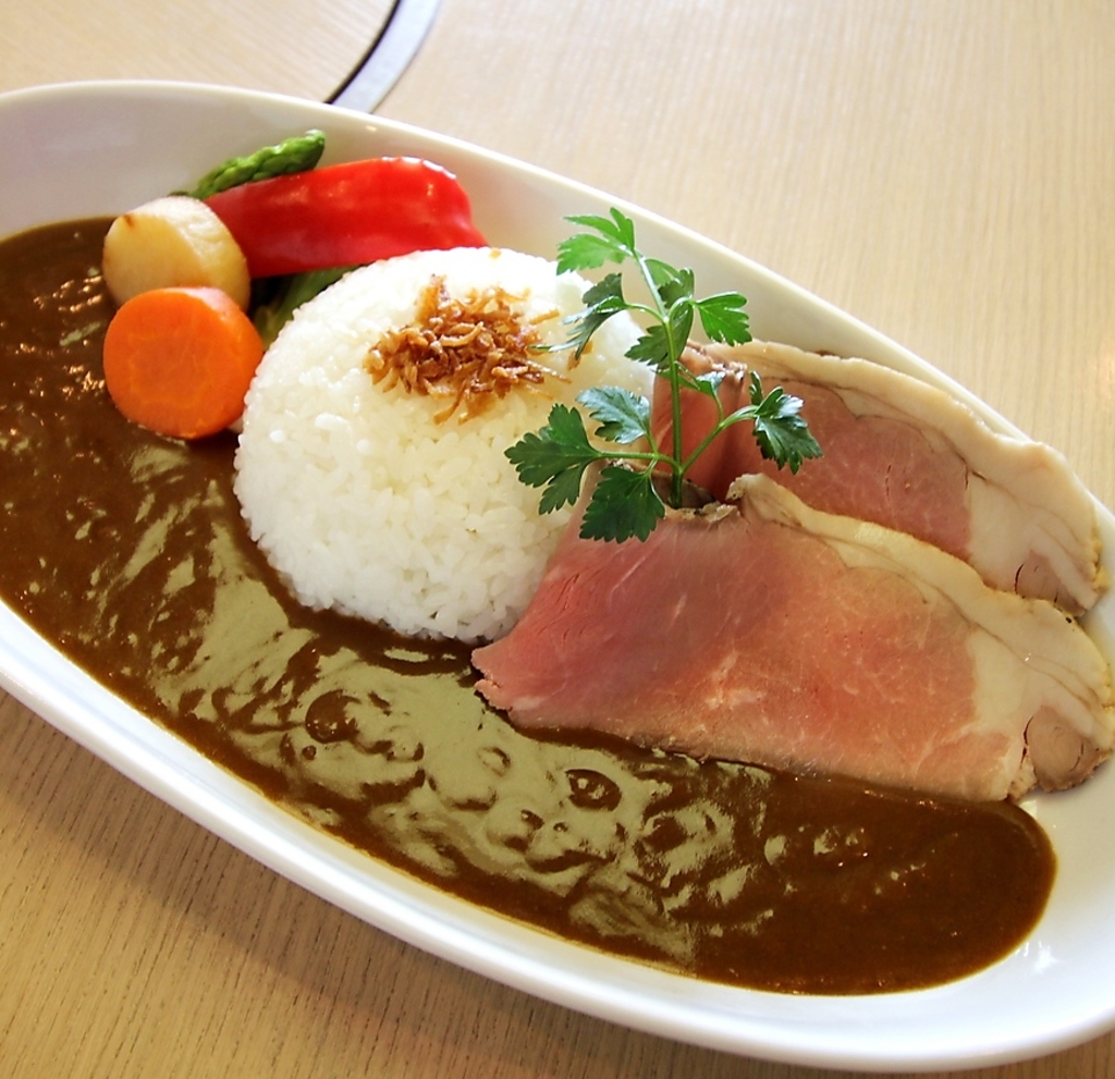 自家製ローストビーフのカレーライス