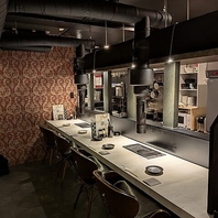 特別なひとときを演出するカウンター席で贅沢体験！