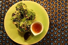 海老と蒸し鶏の生春巻き