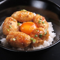 なんこつつくねの月見丼