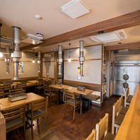 心地よさを感じる多彩な空間はどんなシーンにも◎