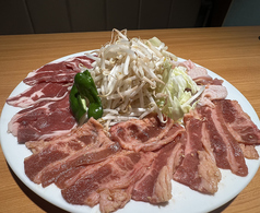 しぶきやの肉盛り