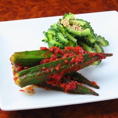 オクラキムチとゴーヤナムル