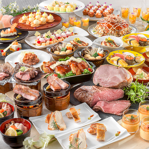 厳選された食材とシェフの技術が融合したお肉料理中心のビュッフェで上質なひとときを