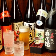 料理に合う 定番の日本酒・焼酎の取り揃えてます★