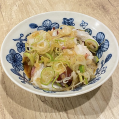 水タコねぎ塩和え