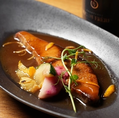 寒ブリのソテー みかん香る魚出汁のグレイビーソース