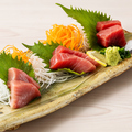 料理メニュー写真&nbsp;本マグロ部位 3種盛り