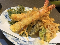 大海老天麩羅盛り合わせ