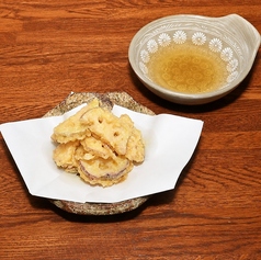 蓮根の天ぷら~鶏出汁つゆ~