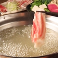 料理メニュー写真&nbsp;あぐー豚のしゃぶしゃぶセット
