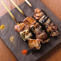 京鴨もも肉の炭火焼き鳥(3本)