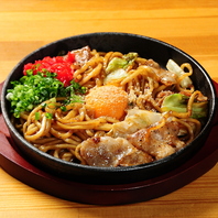 生麺にこだわった焼きそば！も