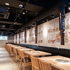 本場韓国居酒屋を堪能できる店内