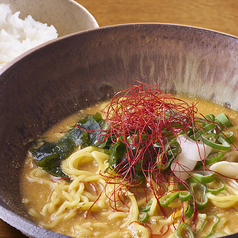 まるみつ旅館の「あん肝ラーメン」