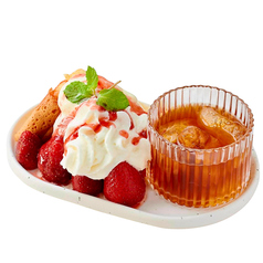 ごろっとストロベリーシフォンケーキ