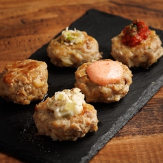 自家製つくね五種盛り