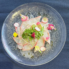 本日の鮮魚のカルパッチョ
