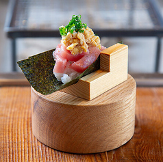 マグロ納豆手巻き