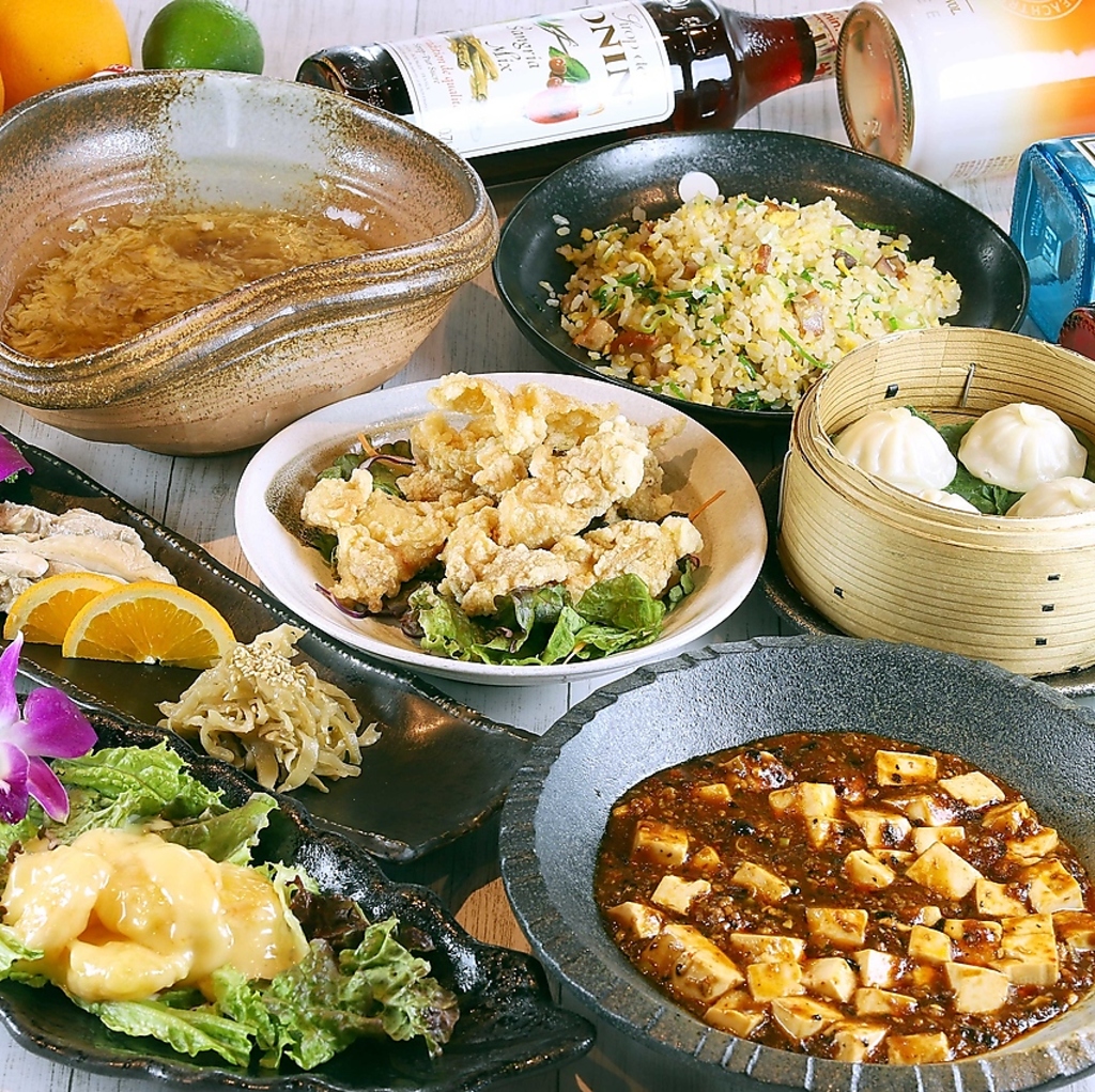 多彩なコース料理♪幅広いプランの飲み放題つきコース料理がございます★どのコース料理も大満足◎