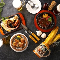 ビールに合うお料理を多数ご用意！新宿でのお食事にも◎