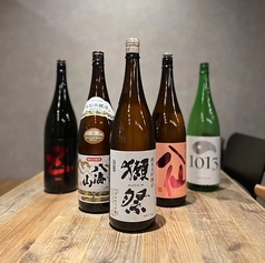 お料理に合うお酒も種類豊富にご用意！