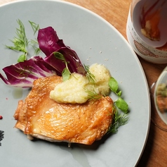 丹波鶏のソテー～白葱たっぷりネギソース