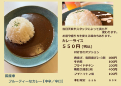 COCOAIN流の自由なカレーライス【ランチタイムサービス有り】