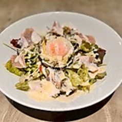 アボ玉生ハムシーザーサラダ