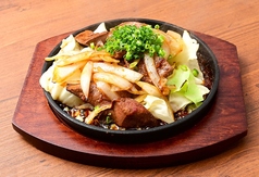 レバー鉄板炒め
