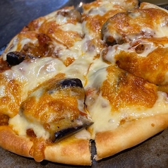 茄子ミートピッツア