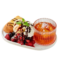 ごろっとフルーツミックスシフォンケーキ