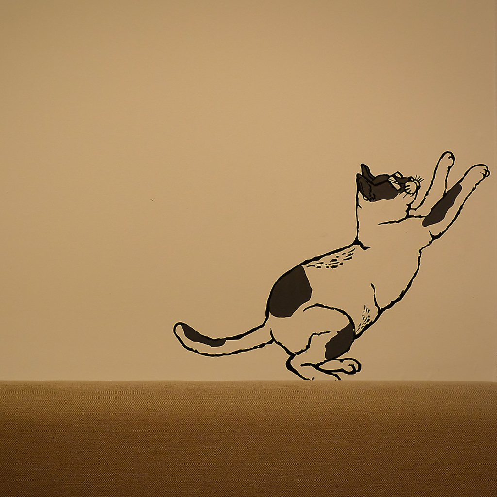 遊び心ある店内。猫ちゃんを探してみてください