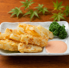 イカゲソ揚げ/長芋のホクホク揚げ/さつま芋揚げ/カマンベールチーズフライ