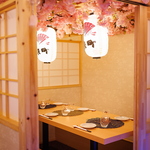 誕生日、記念日などのお祝い事におすすめ！プライベート利用にも最適な個室空間は2名様から！