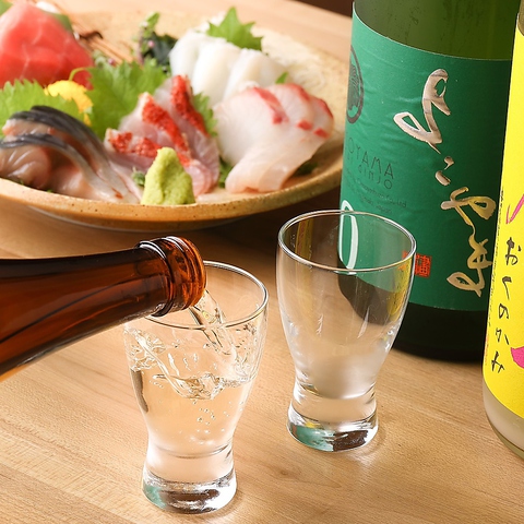 利酒師が選ぶ日本酒が楽しめる
