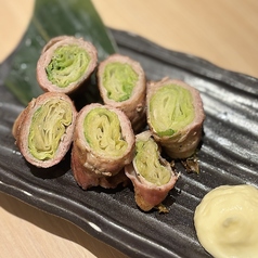 レタス肉巻き