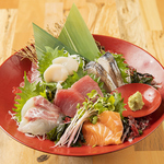 【六大名物】お造り五点盃盛り