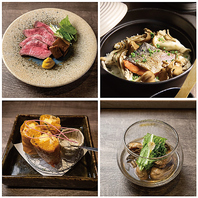 旬の食材を使ったグランドメニュー
