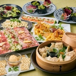 【全8品】〈堪能コース〉お腹いっぱい、幸せいっぱい、心も満腹に♪飲み放題は生ビールもOK！