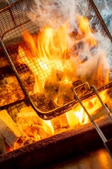 親鳥の炭火焼き