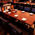 【テーブル：4名×2】テーブル席はご家族でのお食事や会社の飲み会、デートなどにおすすめ◎さまざまなシーンに合わせてご利用いただけます！