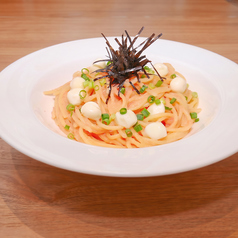 モッツァレラチーズのたらこスパゲッティ