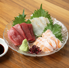 海鮮造り盛り合わせ3種
