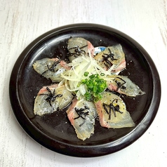 タイの塩昆布カルパッチョ