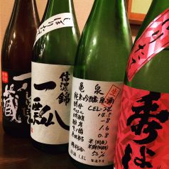 日本酒を多数取り揃えています。